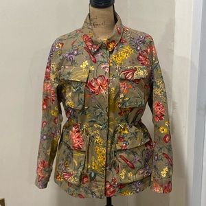 Utility Jacket (Floral design)
